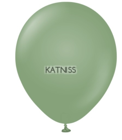 Пастелно зелен латексов балон - 30 см / Green pastel balloon - 30 cm