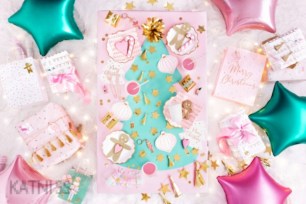 Фолиев балон под формата на звезда - розов - 48 см / Pink Star Foil Balloon - 48 cm