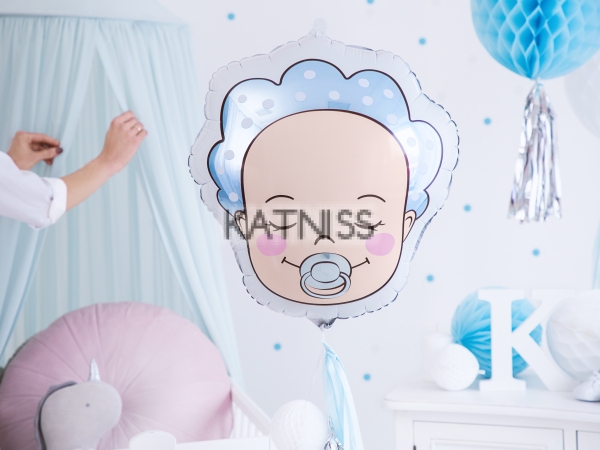 Фолиев балон под формата на бебе момче - 40х45 см / Baby Boy Foil Balloon - 40x45 cm