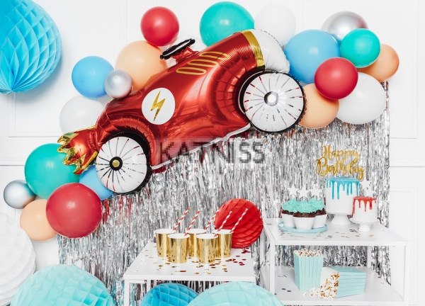 Фолиев балон под формата на кола - 111х63 см / Car Foil Balloon - 111x63 cm