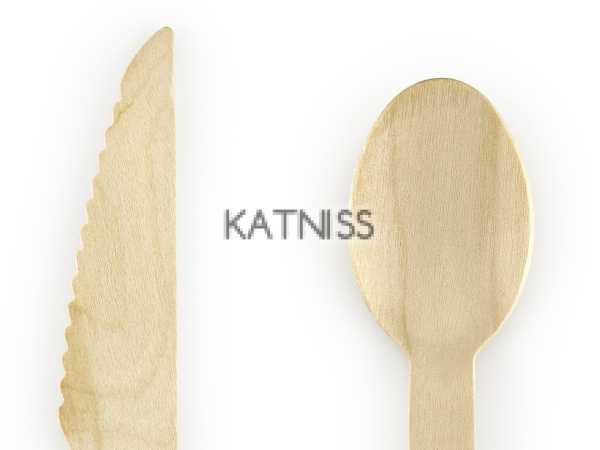 Дървени прибори - 16 см / Wooden Cutlery - 16 cm