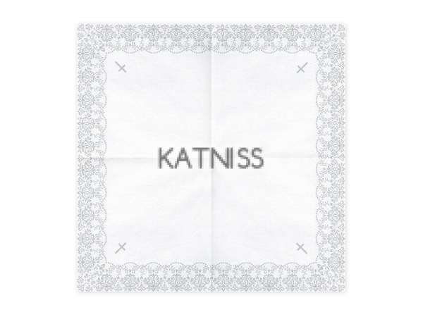 Салфетки за Кръщене - бяло и сребристо - 33х33 см - 20 броя / Baptism Napkins - White And Silver - 33x33 cm - 20 pieces