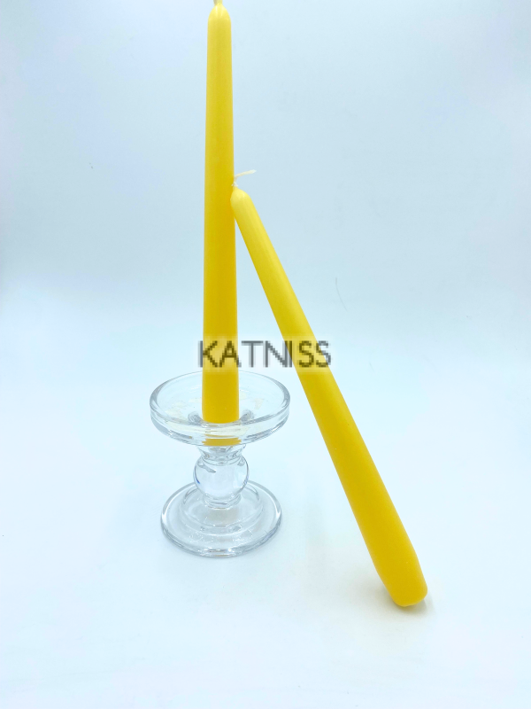Прозрачен стъклен свещник / Transperant Glass Candleholder