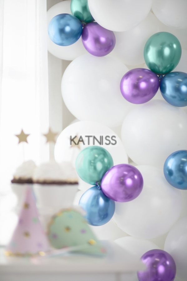 Хром балон - виолетов - 30 см / Violet Chrom Balloon - 30 cm