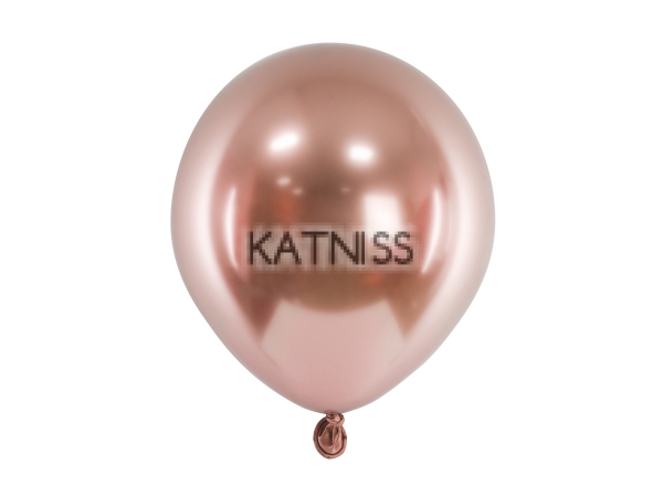 Хром балон - розово - златист - 30 см / Rose Gold Chrom Balloon - 30 cm