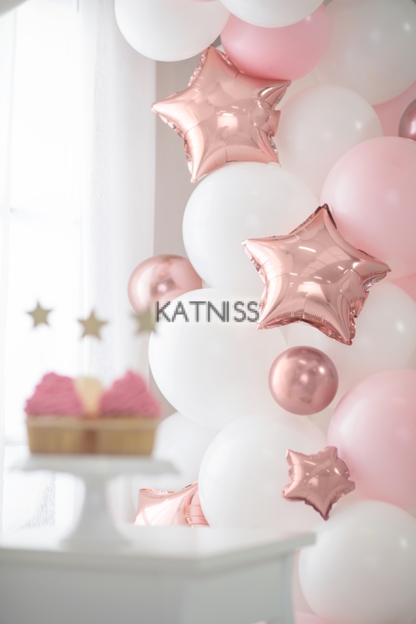 Хром балон - розово - златист - 30 см / Rose Gold Chrom Balloon - 30 cm