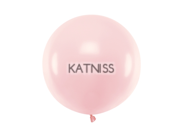 Латексов балон - пастелно бебешко розов - 60 см / Pastel Baby Pink Balloon - 60 cm