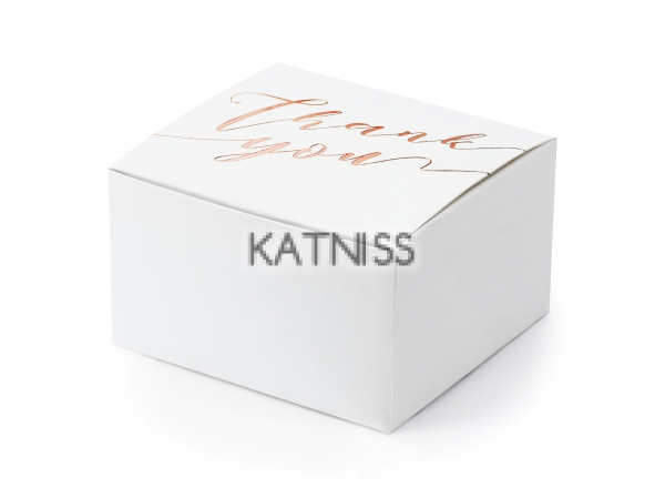 Кутия "Thank you" - 6х3.5х5.5 см / Box "Thank You" - 6x3.5x5.5 cm