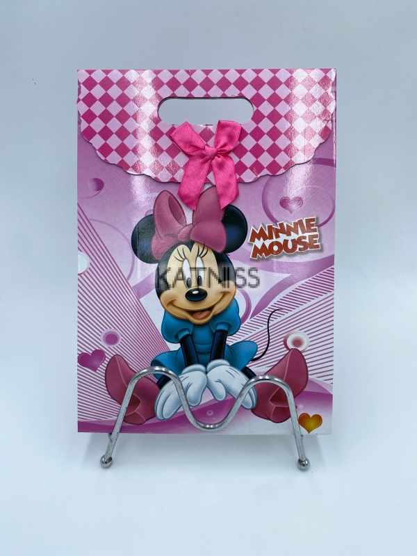 Подаръчна картонена торбичка "Minnie Mouse" / Present Paper Bag "Minnie Mouse"