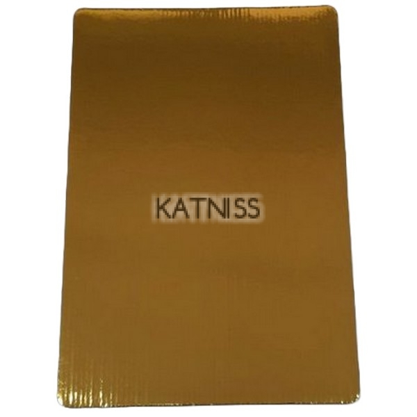 Правоъгълни подложки за торта - сребриста и златиста / Rectangle Cake Pads - Silver And Gold