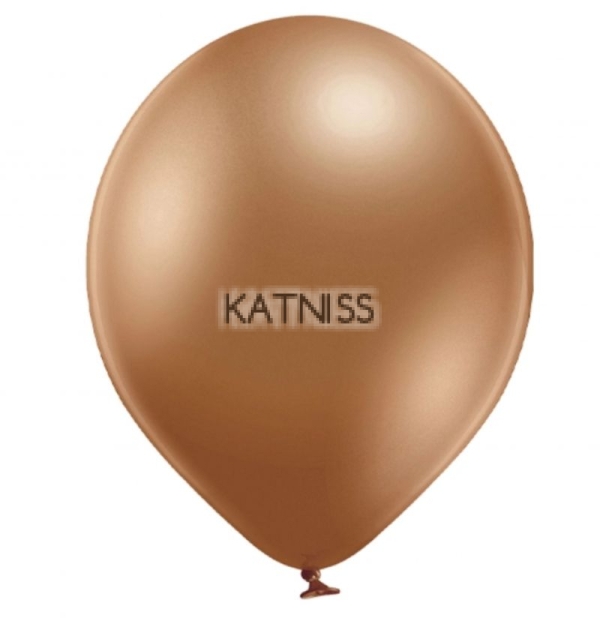 Кафяв балон хром - 23 см / Brown balloon chrome - 23 cm