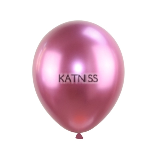 Тъмно розов балон хром - 23 см / Dark pink balloon chrome - 23 cm