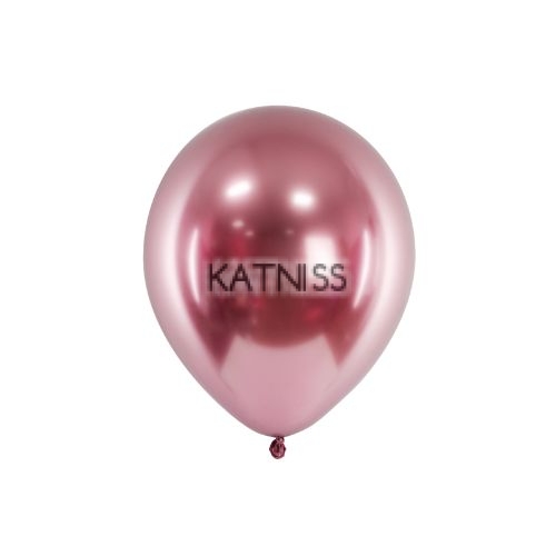 Светло розов балон хром - 23 см / White pink balloon chrome - 23 cm