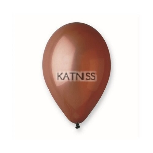 Тъмно кафяв балон хром - 23 см / Dark brown balloon chrome - 23 cm