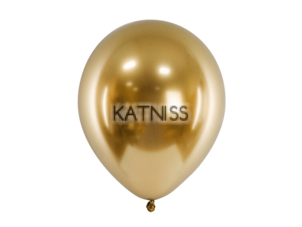 Златист балон хром - 30 см / Gold balloon chrome - 30 cm