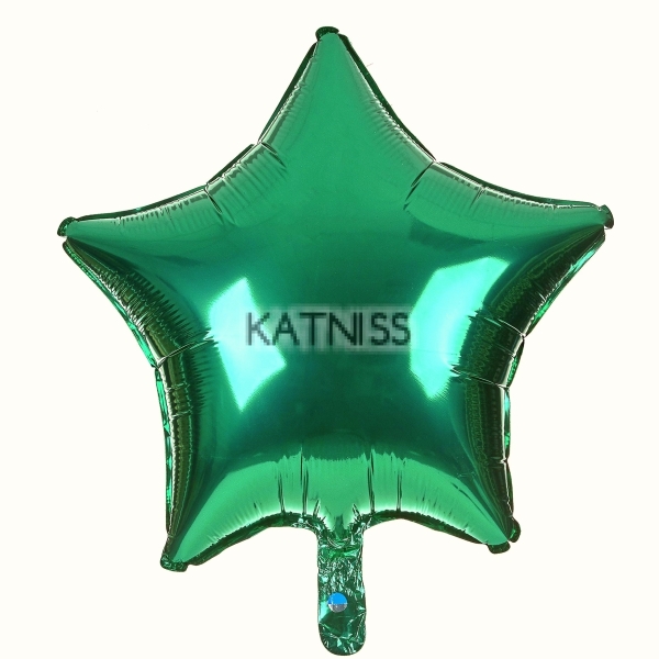 Фолиев балон - зелена звезда / Foil Balloon - Green Star