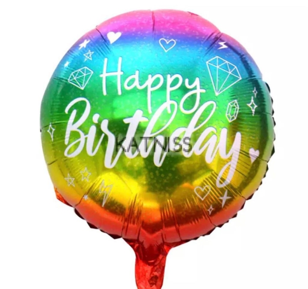 Фолиев балон "Happy Birthday" / Foil balloon "Happy Birthday"