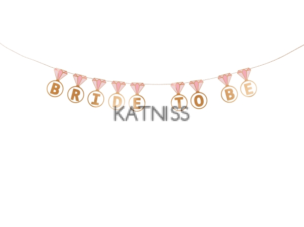 Банер "Bride To Be" - 2.5 м / Banner "Bride To Be" - 2.5 m