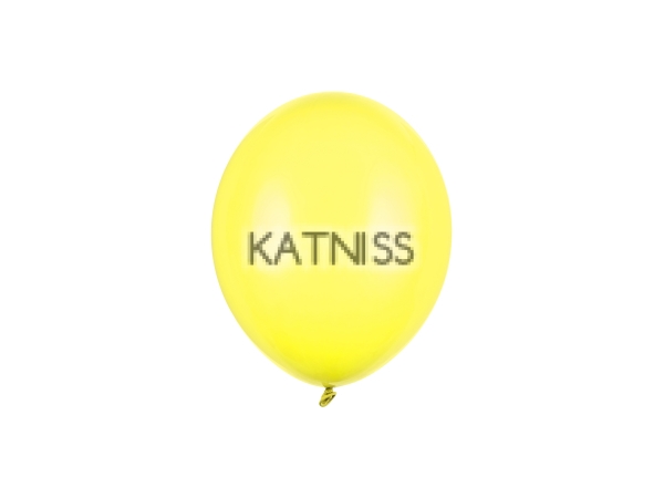 Латексов балон в цвят лимонова кора - 12 см / Pastel lemon Zest Latex Balloon - 12 cm