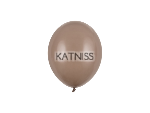 Латексов балон в цвят капучино - 12 см / Pastel Cappucino Latex Balloon - 12 cm