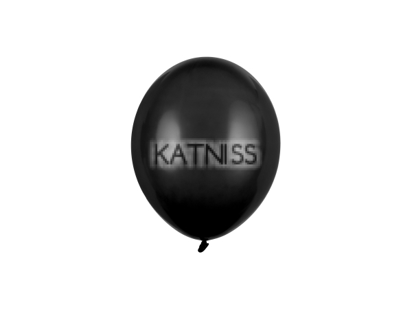 Черен латексов балон - 12 см / Pastel Black Latex Balloon - 12 cm