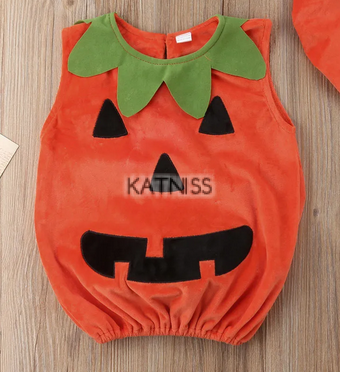 Бебешки костюм тиква за Хелоуин / Baby Halloween Pumpkin Costume