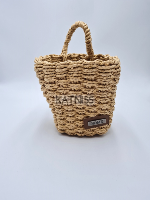 Плетена кошница - 15 см / Knitted basket - 15 cm