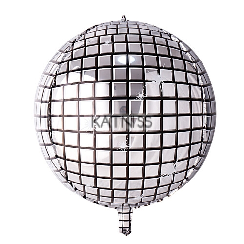 foil balloon disco ball silver for party decoration