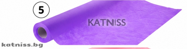 Light purple tissue paper on a roll
