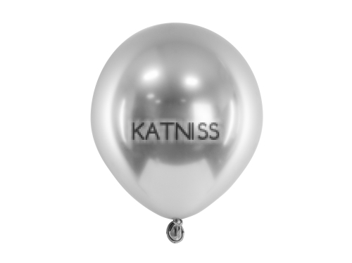 Глоси балон (светло сребрист) - 12 инча / White Silver Glossy Balloon - 12 inch