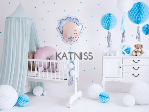 Фолиев балон под формата на бебе момче - 40х45 см / Baby Boy Foil Balloon - 40x45 cm