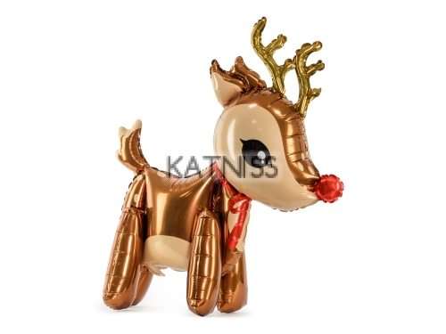 Фолиев балон под формата на Еленче - 50х62 см / Deer Foil Balloon - 50x62 cm