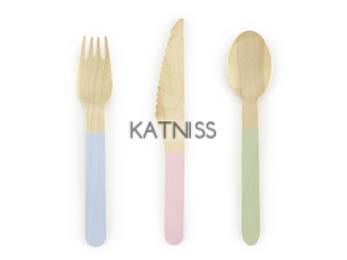 Дървени прибори - 16 см / Wooden Cutlery - 16 cm