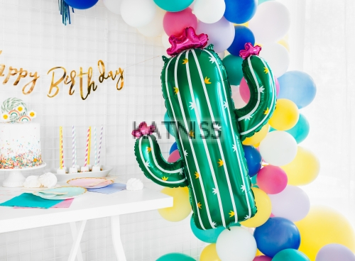 Банер "Happy Birthday" - златист - 16.5х62 см / Gold Banner "Happy Birthday" - 16.5x62 cm