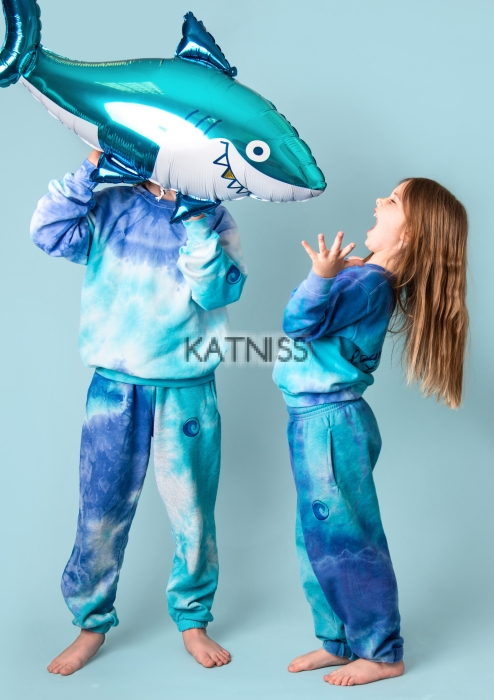 Фолиев балон под формата на акула - 102х62 см / Shark Foil Balloon - 102x62 cm