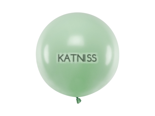 Латексов балон - паслено зелен - 60 см / Pastel Green Balloon - 60 cm