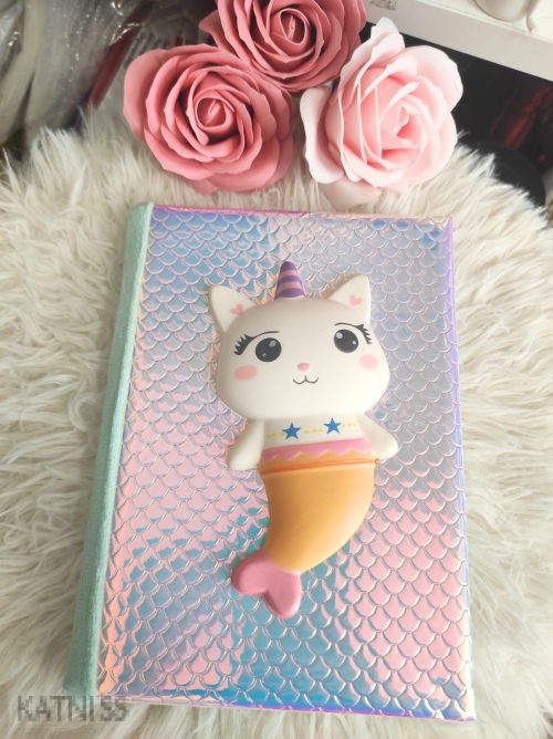 Тефтер с котка русалка / Notebook With Mermaid Cat