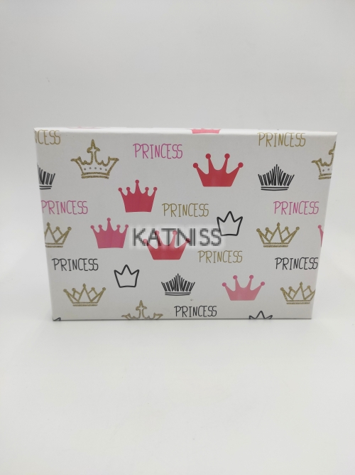 Подаръчна кутия "Princess" - 23х16 см / Present box "Princess" - 23x16 cm