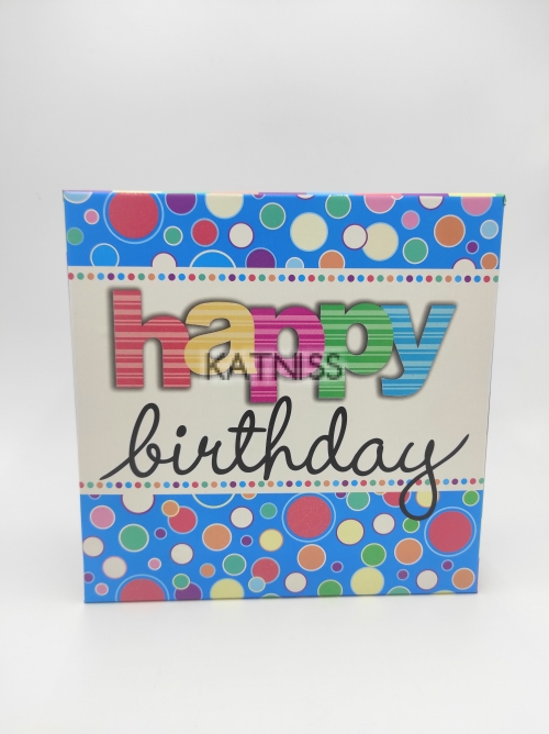 Подаръчни кутии "Happy Brithday" - 20x20x20x20 см