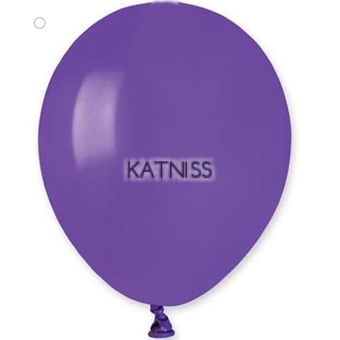 Лилав латексов балон - 13 см / Purple balloon - 13 cm