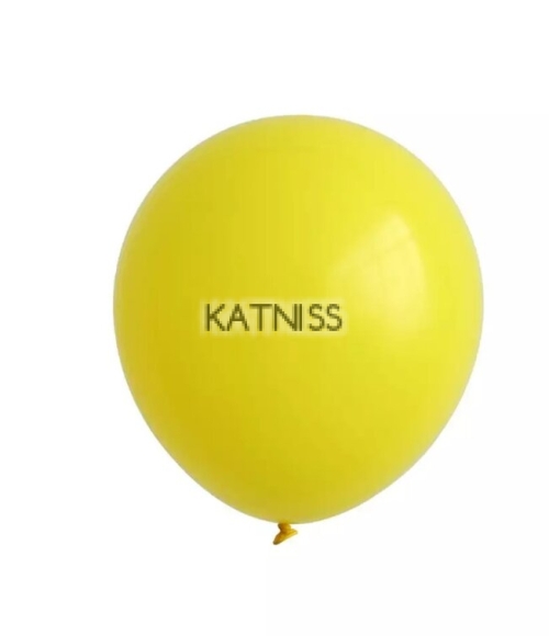 Жълт латексов балон - 13 см / Yellow balloon - 13 cm