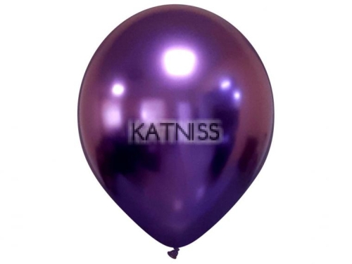 Лилав балон хром - 33 см / Purple balloon chrome - 33 cm