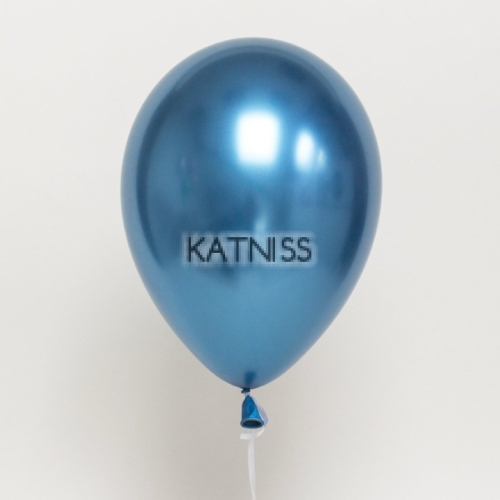 Син балон хром - 30 см / Blue balloon chrome - 30 cm