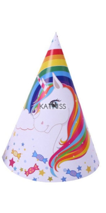 Парти шапка с Еднорог / Birthday party hat with Unicorn