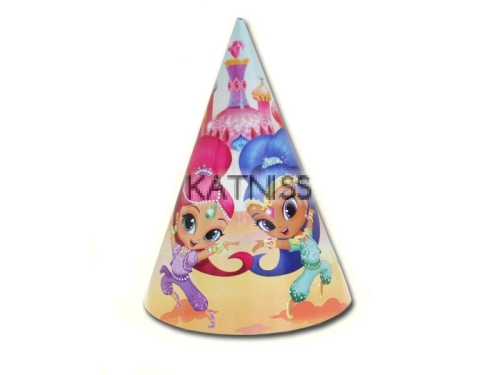 Парти шапка с Искрица и Сияйница / Birthday party hat with Shimmer and Shine