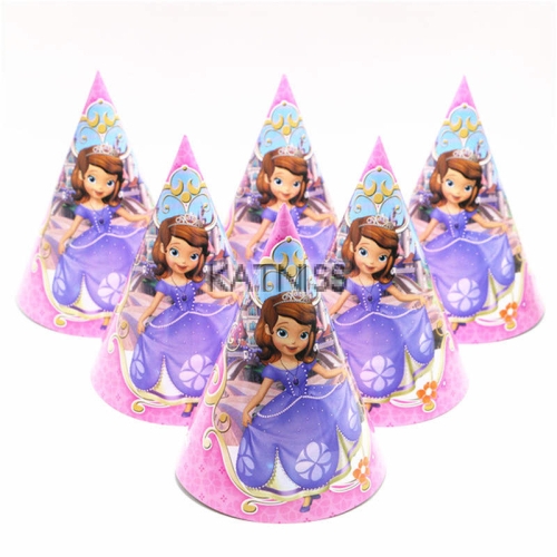 Парти шапка с Принцеса София / Birthday party hats with Princess Sophia