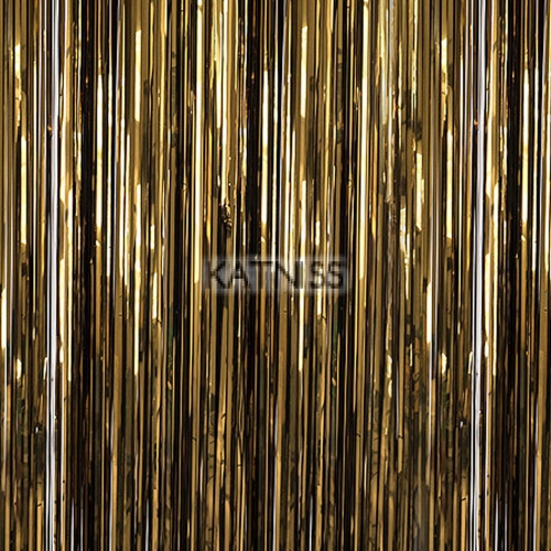 Лъскава бронзова парти завеса / Glossy bronze party curtain