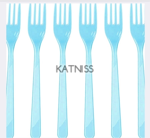 Сини пластмасови вилици - 25 броя / Blue plastic forks - 25 pieces