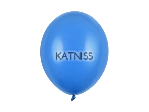 Металично син латексов балон - 30 см / Pastel Cornflower Blue Latex Balloon - 30 cm