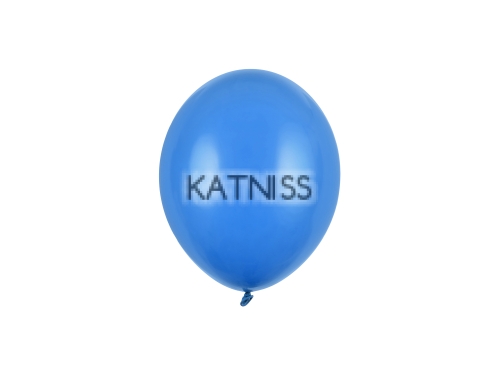 Металично син латексов балон - 12 см / Pastel Cornflower Blue Latex Balloon - 12 cm